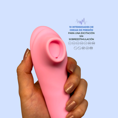 Infografía Capullo Rosado: intensidades de ondas de presión sin sobreestimulación - Edén